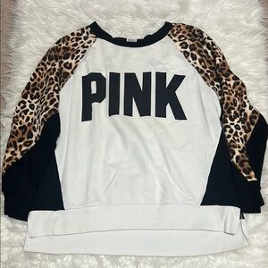 Women’s PINK Leopard Print Sweatshirt